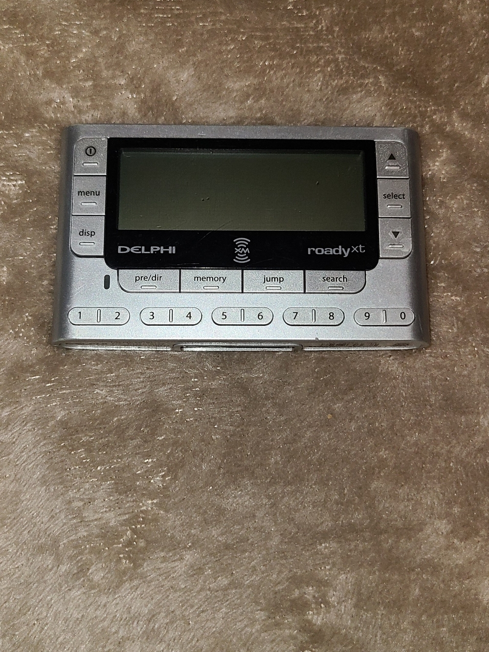 Delphi Roady XT XM Satellite Radio Receiver SA10177 Silver Car Audio Untested